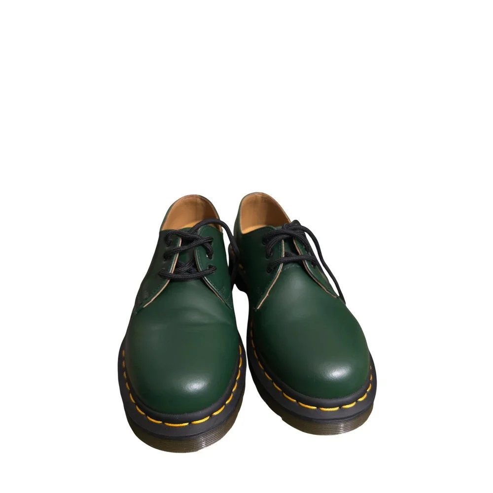 Dr. Martens 1461 Forest Green Smooth Leather 3-Eye Oxford Shoes NWOT Size 6L 5M‎